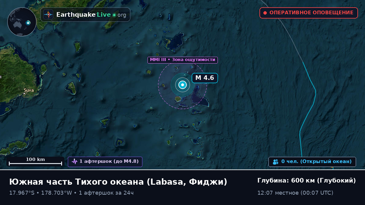 Южная часть Тихого океана (Фиджи)