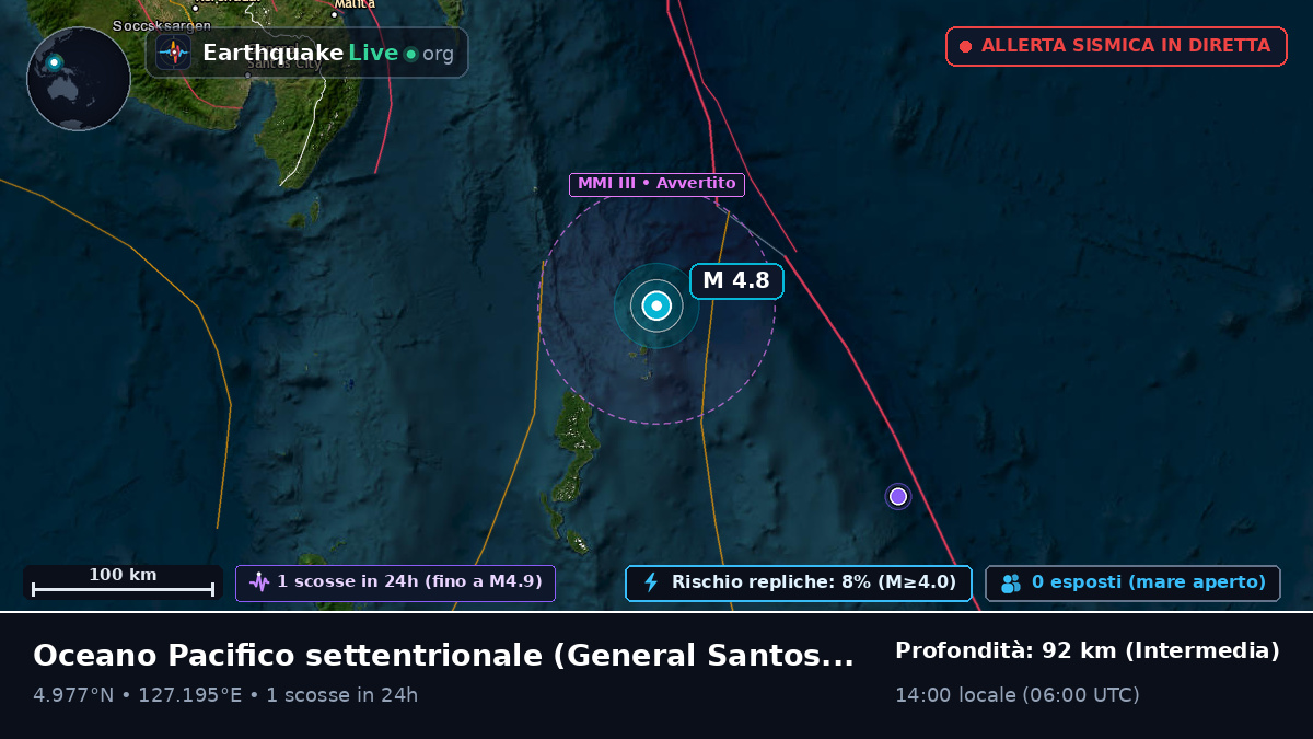 Oceano Pacifico settentrionale (Filippine)