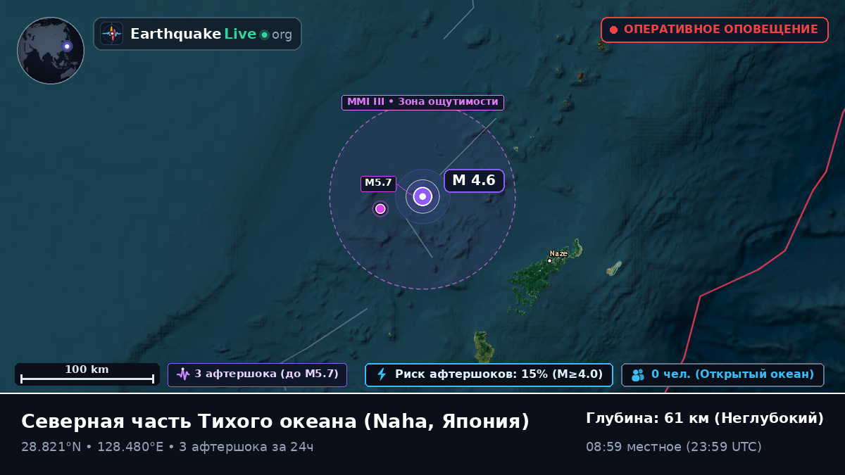 Северная часть Тихого океана (Япония)
