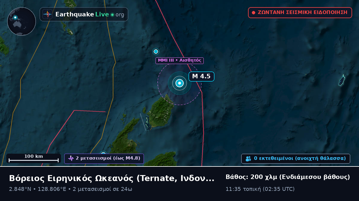 Βόρειος Ειρηνικός Ωκεανός (Ινδονησία)