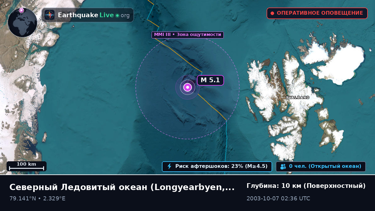 Северный Ледовитый океан (Svalbard and Jan Mayen Islands)