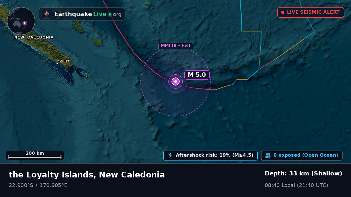 South Pacific Ocean (New Caledonia)