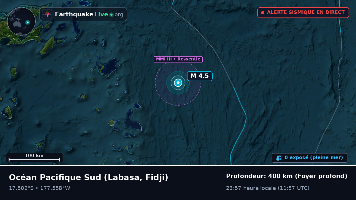 Océan Pacifique Sud (Fidji)