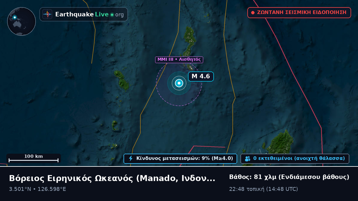 Βόρειος Ειρηνικός Ωκεανός (Ινδονησία)