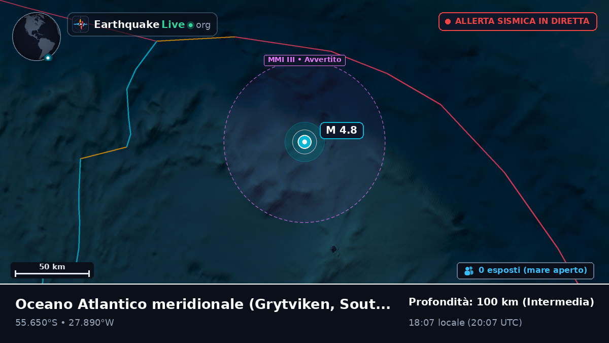 Oceano Atlantico meridionale (South Georgia and the Islands)