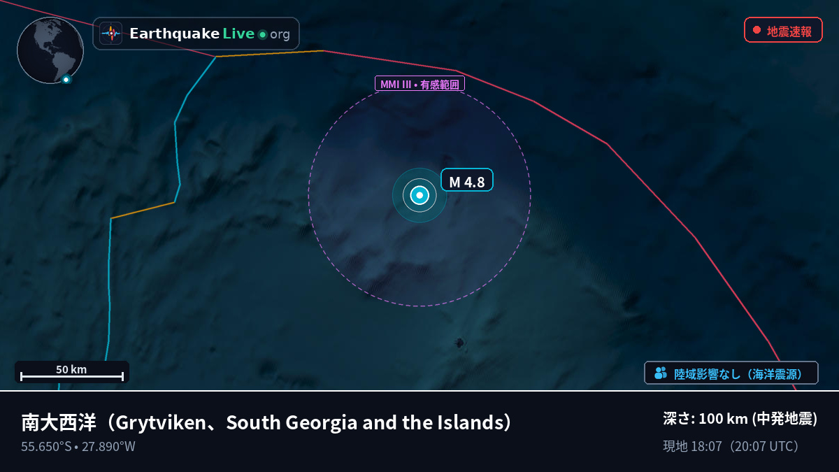 南大西洋 (South Georgia and the Islands)