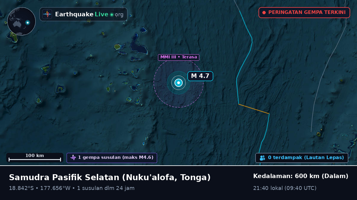 Samudra Pasifik Selatan (Tonga)
