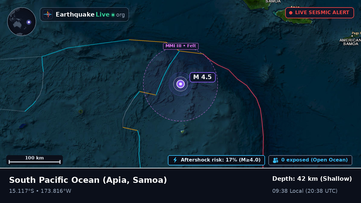 South Pacific Ocean (Samoa)