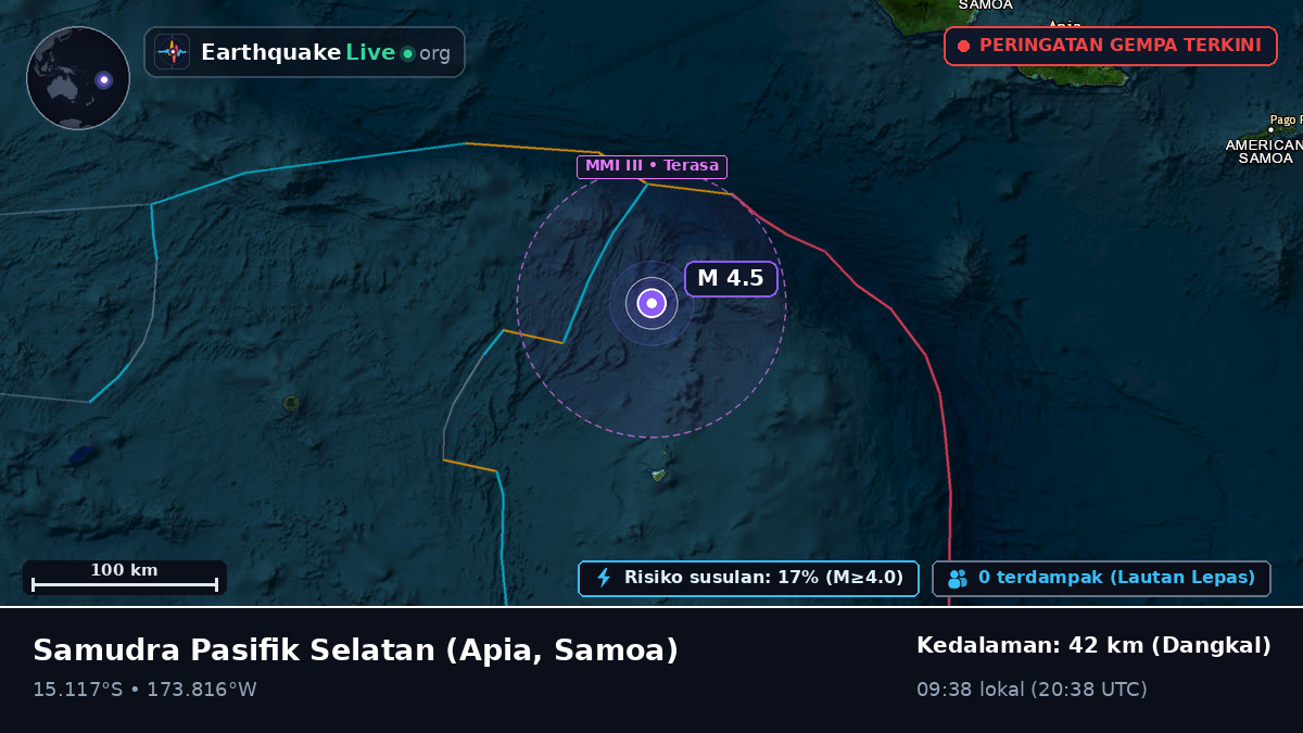 Samudra Pasifik Selatan (Samoa)