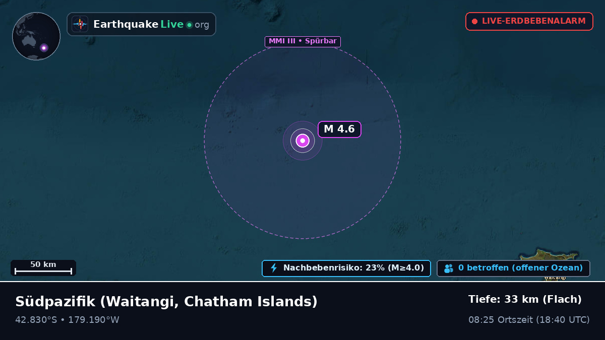 Südpazifik (Chatham Islands)