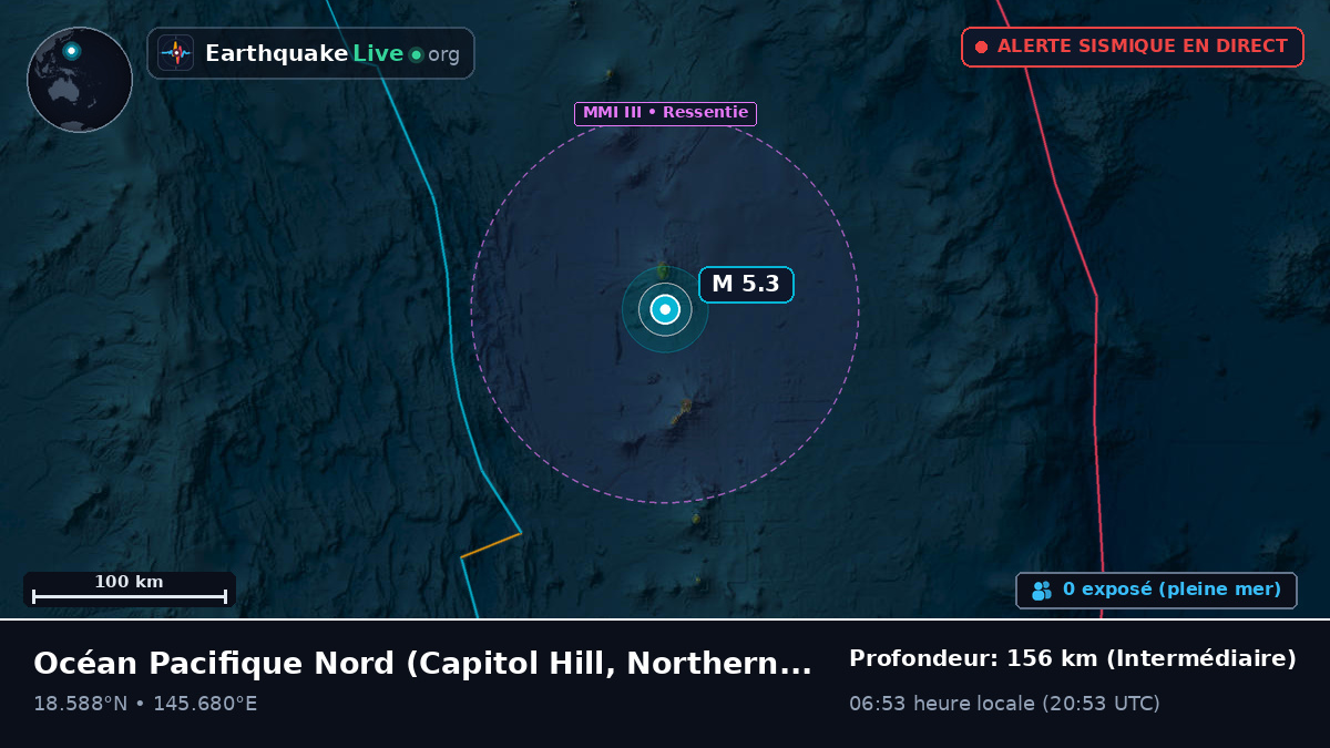 Océan Pacifique Nord (Northern Mariana Islands)