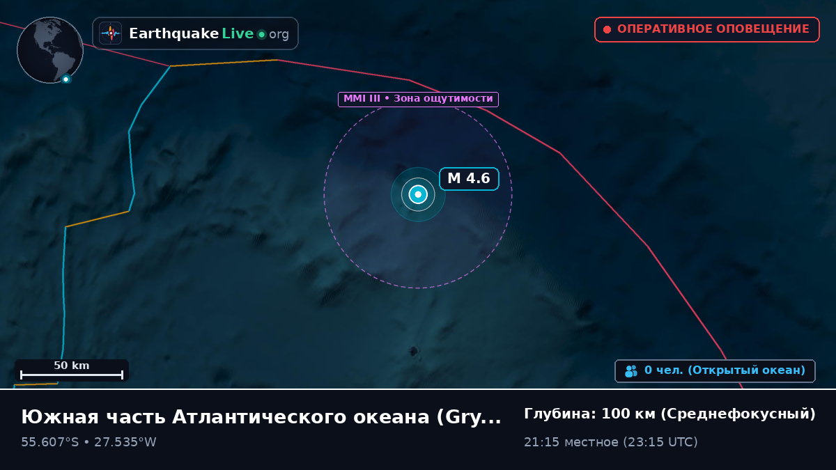 Южная часть Атлантического океана (South Georgia and the Islands)