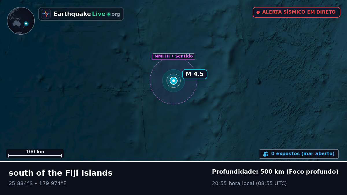 Oceano Pacífico Sul (Kermadec Islands)