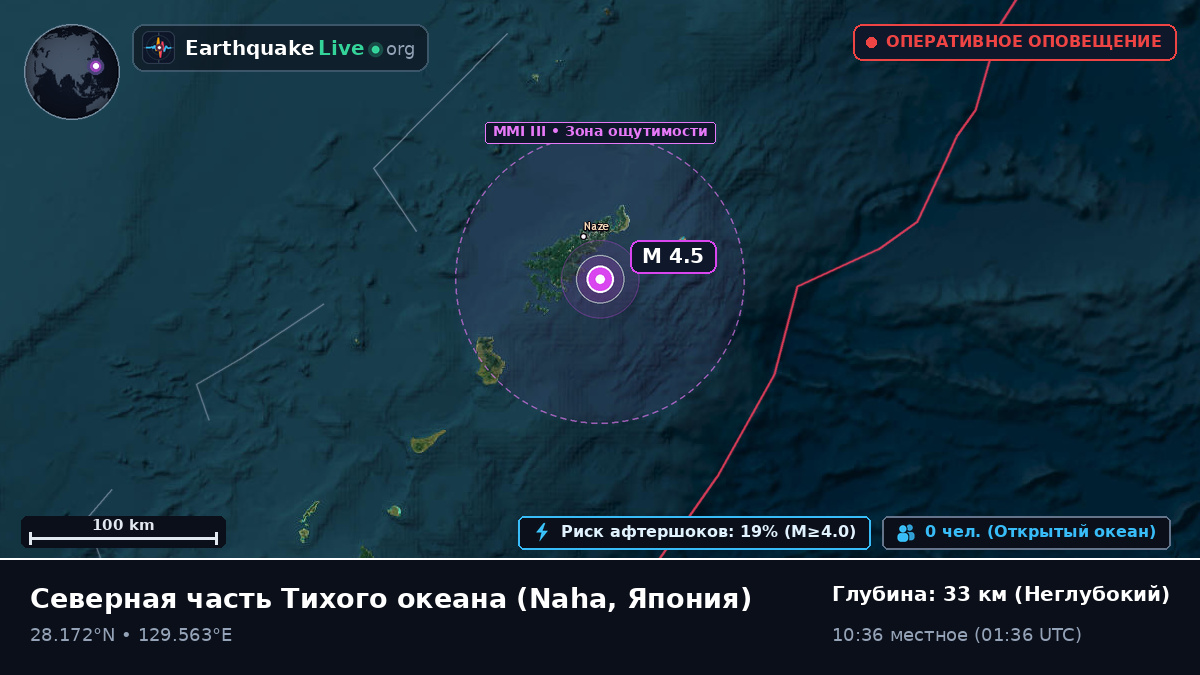 Северная часть Тихого океана (Япония)