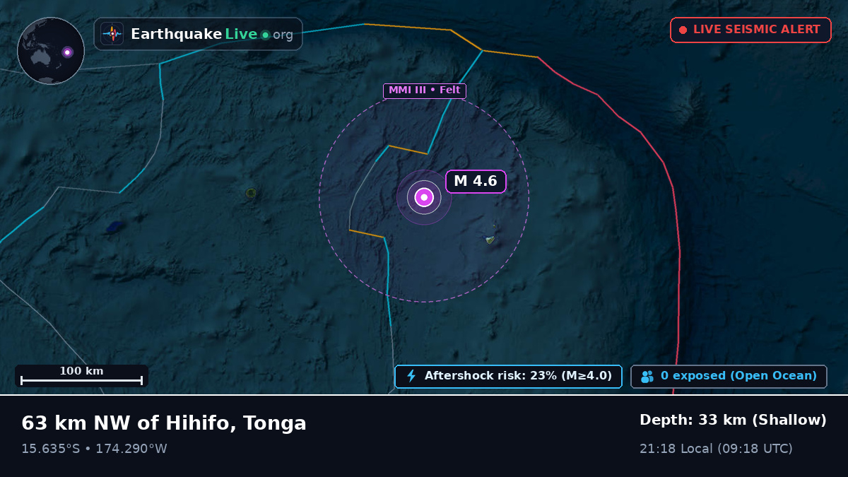 South Pacific Ocean (Tonga)