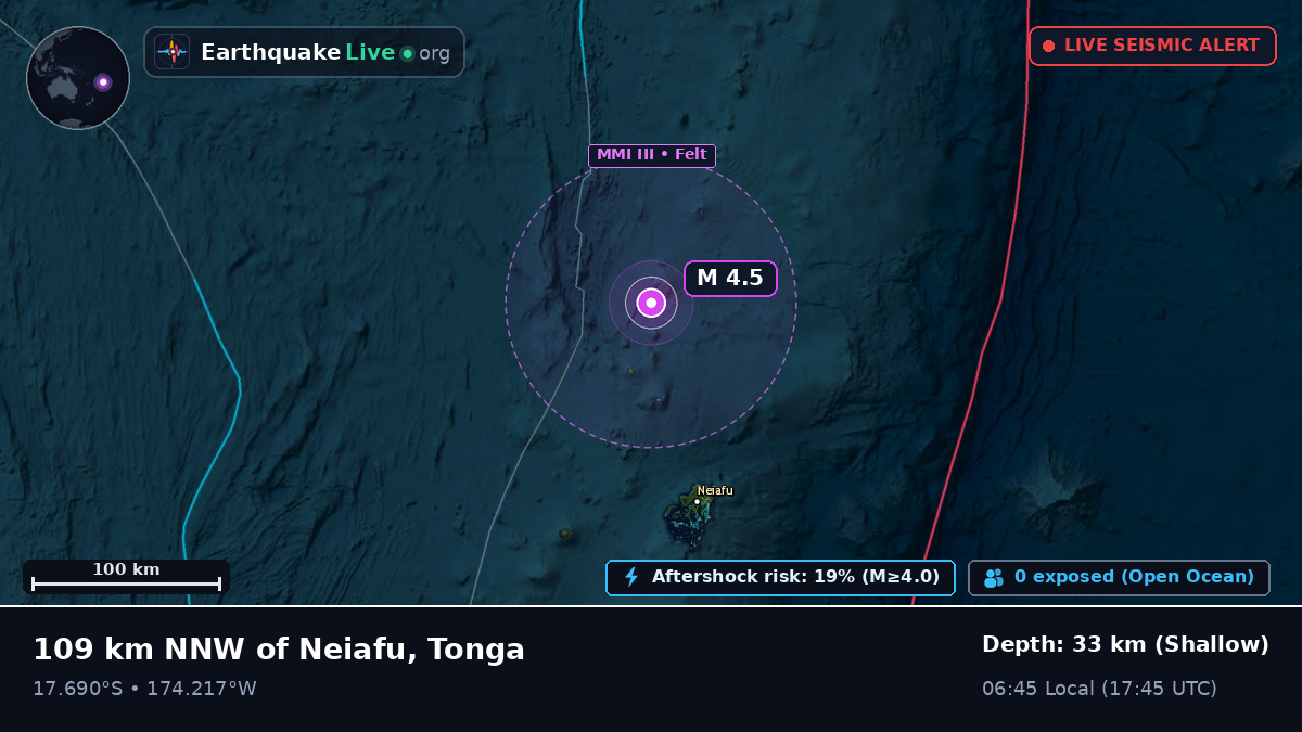 Off the coast of Neiafu, Tonga
