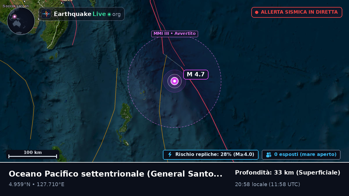 Oceano Pacifico settentrionale (Filippine)