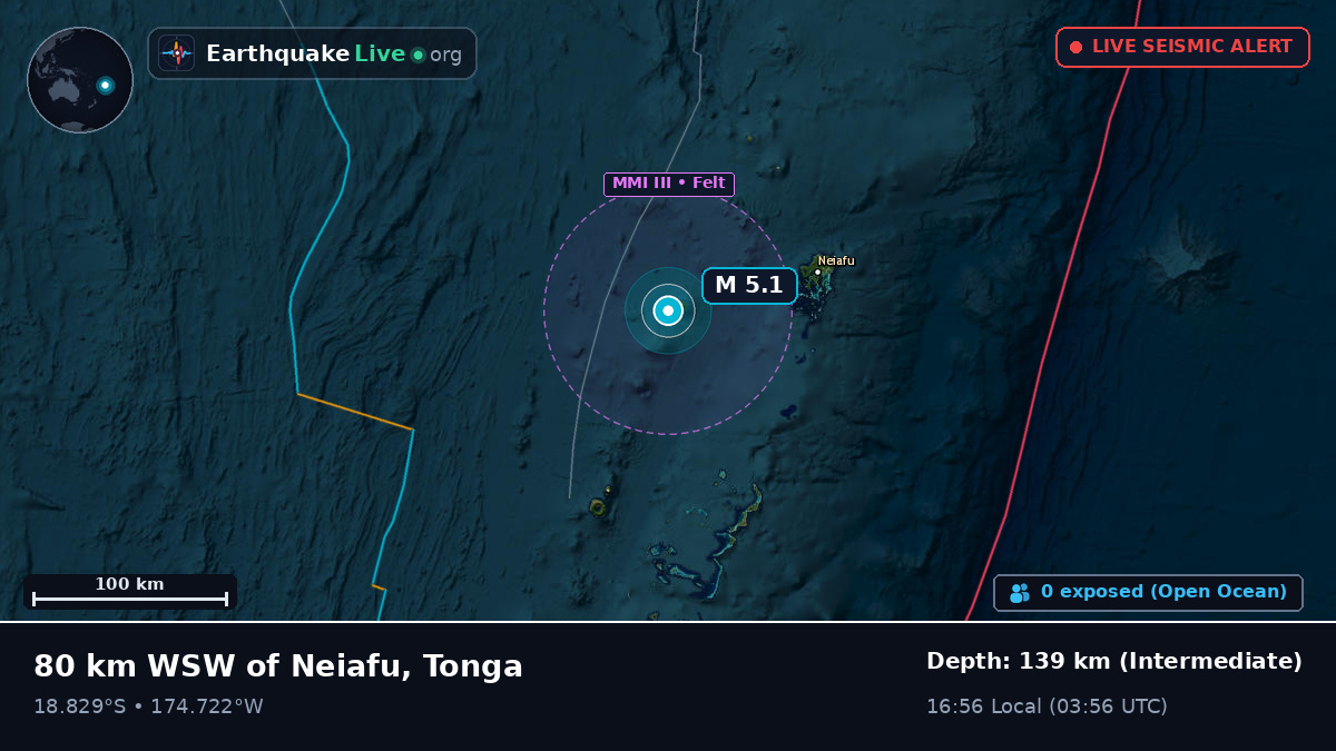 Off the coast of Neiafu, Tonga