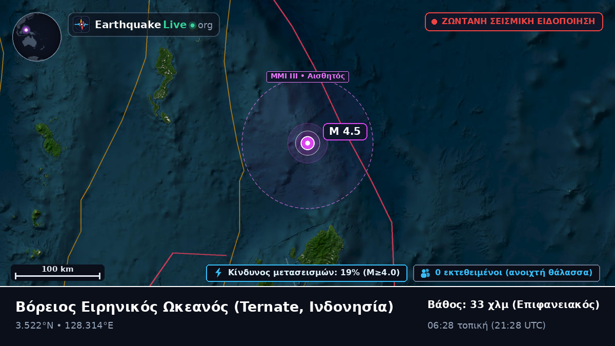 Βόρειος Ειρηνικός Ωκεανός (Ινδονησία)
