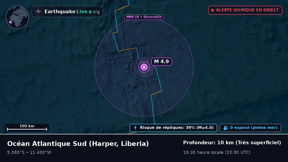 Océan Atlantique Sud (Liberia)