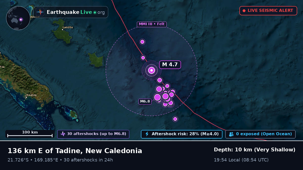 South Pacific Ocean (New Caledonia)