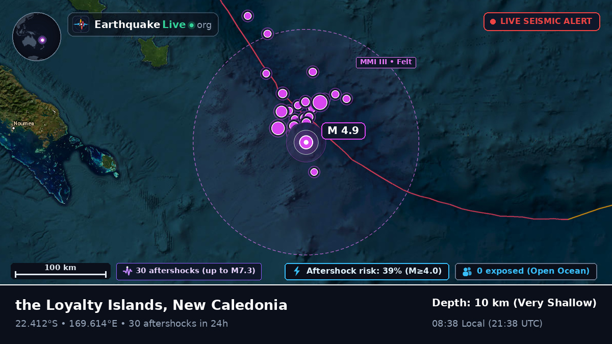 South Pacific Ocean (New Caledonia)