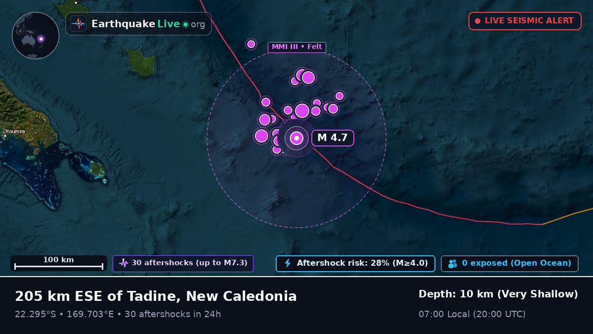 South Pacific Ocean (New Caledonia)