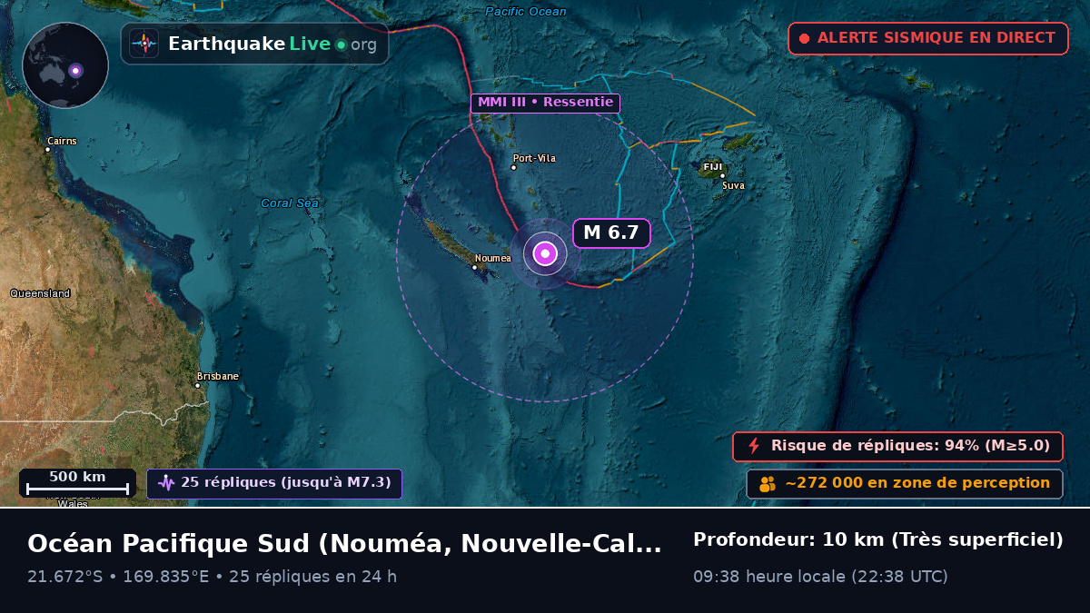 Océan Pacifique Sud (Nouvelle-Calédonie)