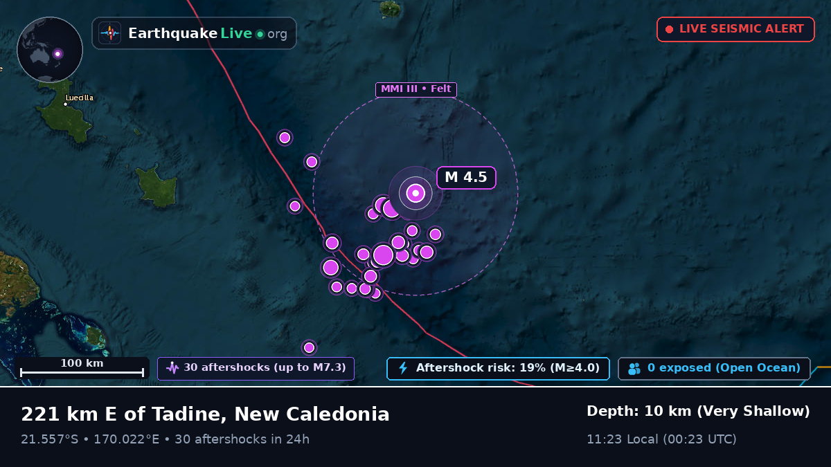 South Pacific Ocean (New Caledonia)