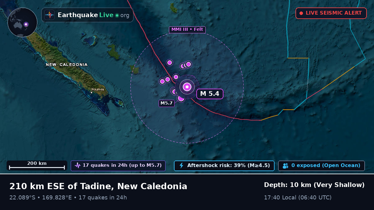 South Pacific Ocean (New Caledonia)