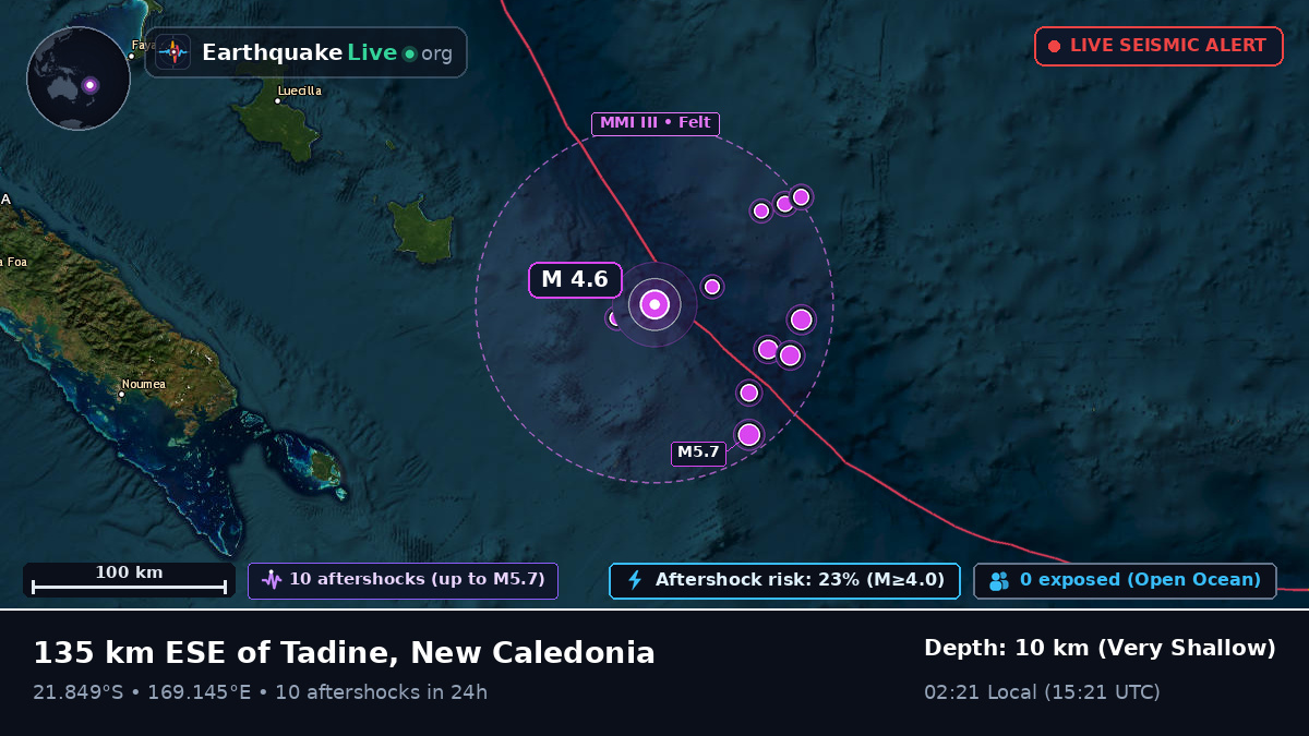 South Pacific Ocean (New Caledonia)