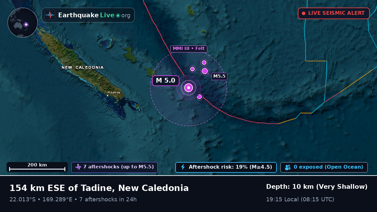 South Pacific Ocean (New Caledonia)