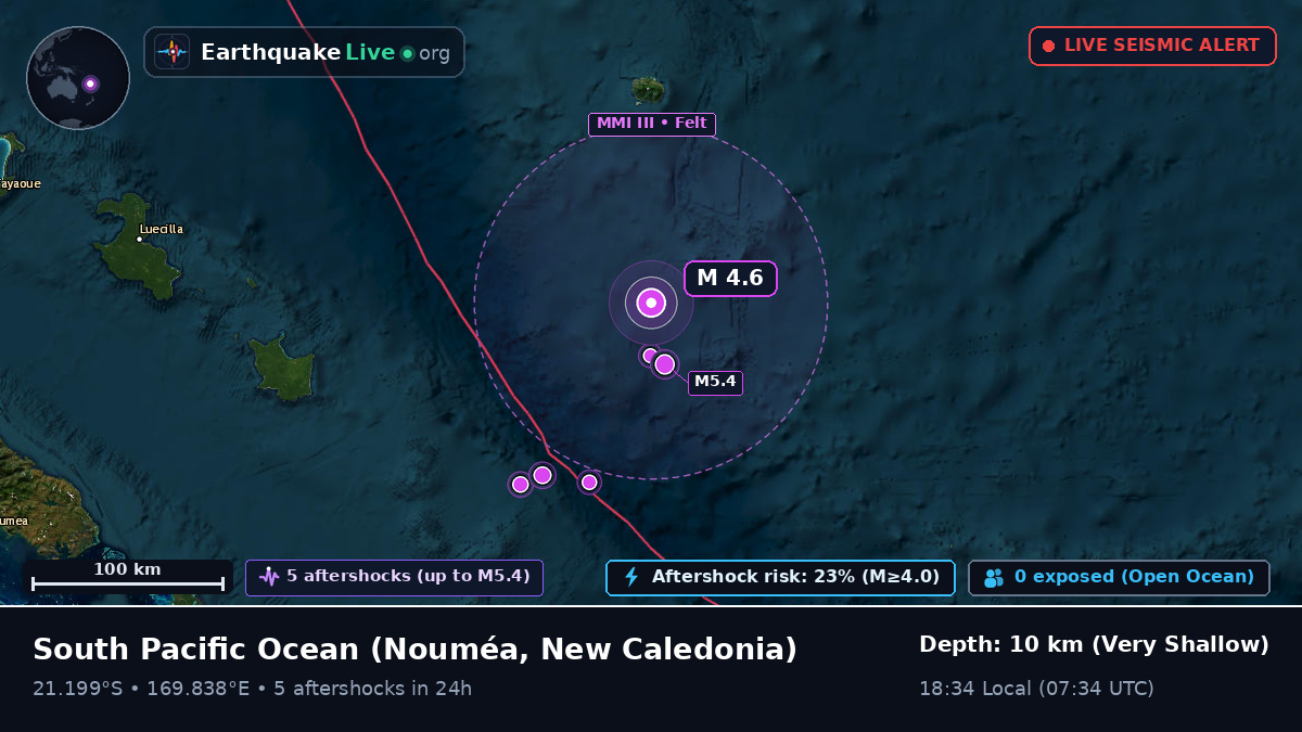 South Pacific Ocean (New Caledonia)
