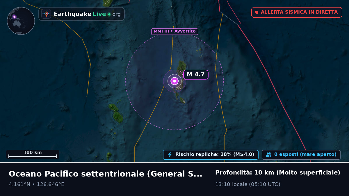 Oceano Pacifico settentrionale (Filippine)