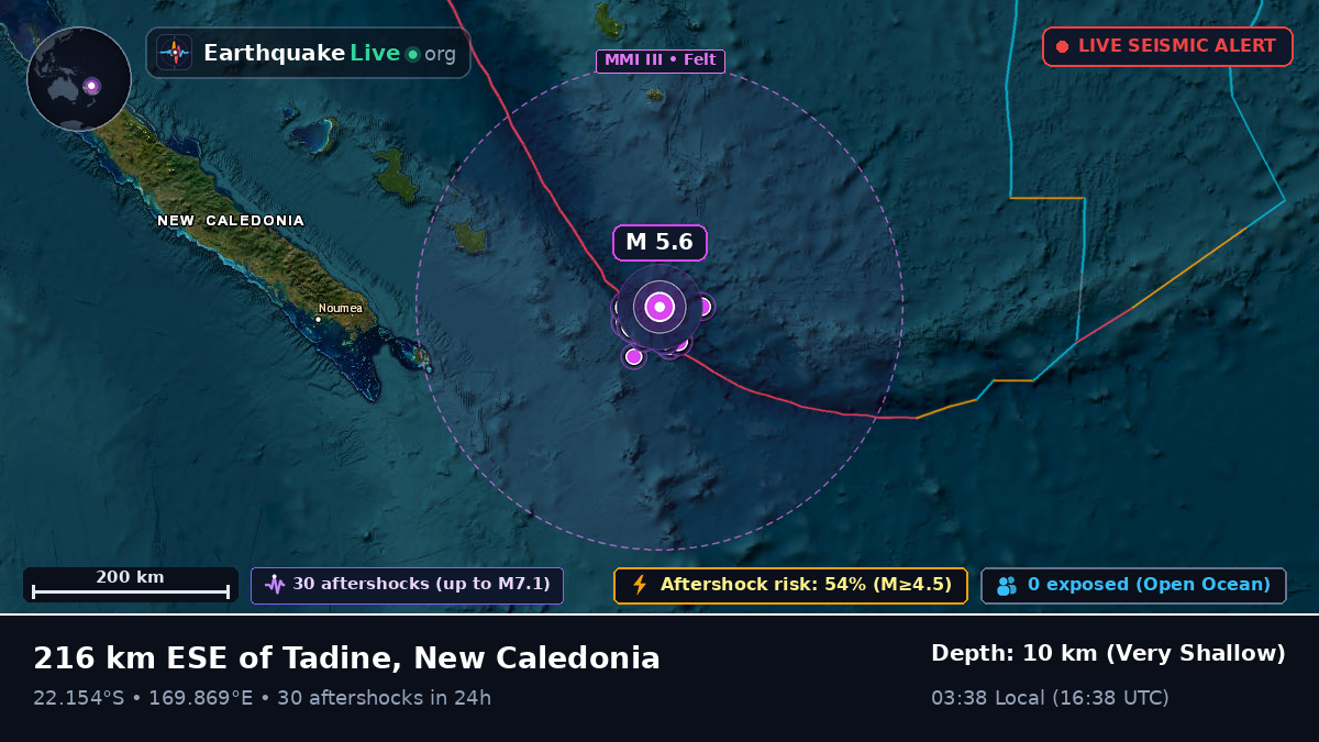 South Pacific Ocean (New Caledonia)