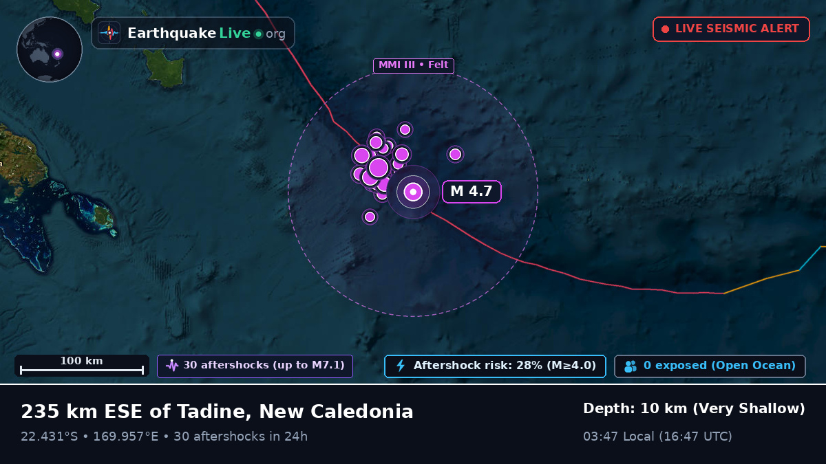 South Pacific Ocean (New Caledonia)