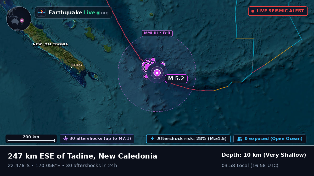 South Pacific Ocean (New Caledonia)