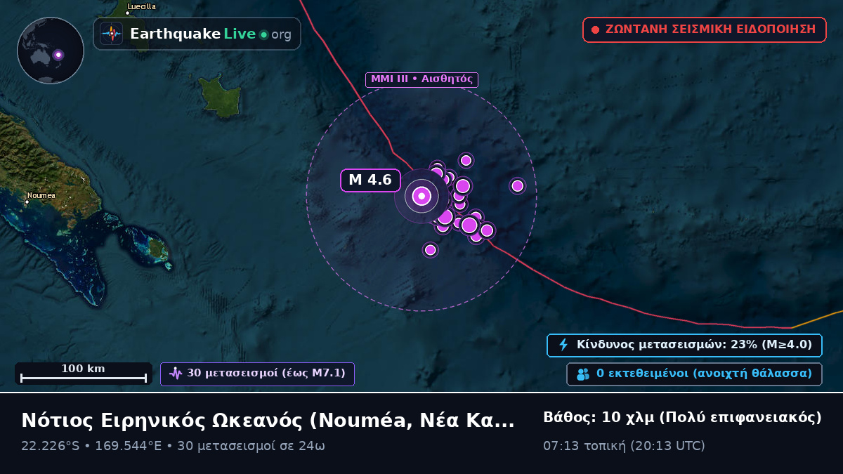 Νότιος Ειρηνικός Ωκεανός (Νέα Καληδονία)
