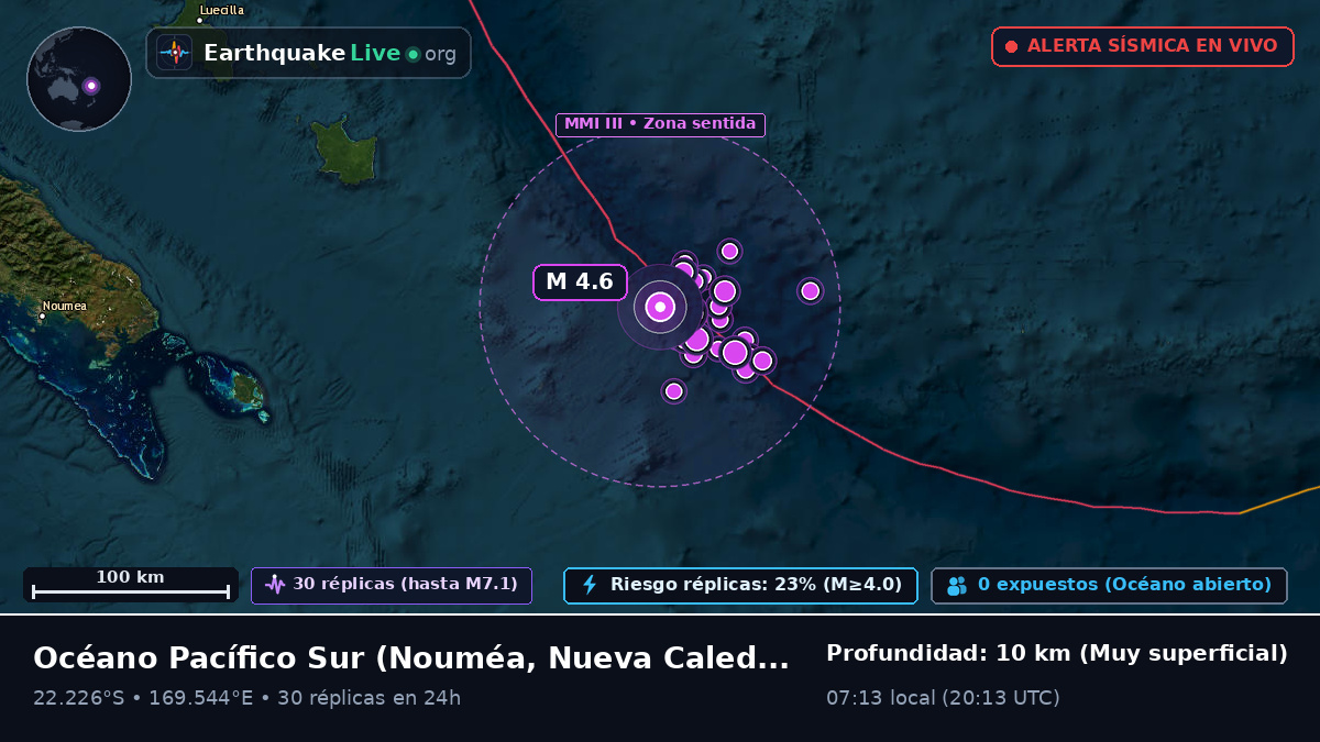 Océano Pacífico Sur (Nueva Caledonia)