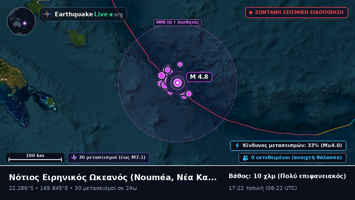 Νότιος Ειρηνικός Ωκεανός (Νέα Καληδονία)