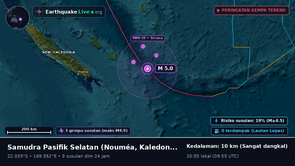 Samudra Pasifik Selatan (Kaledonia Baru)