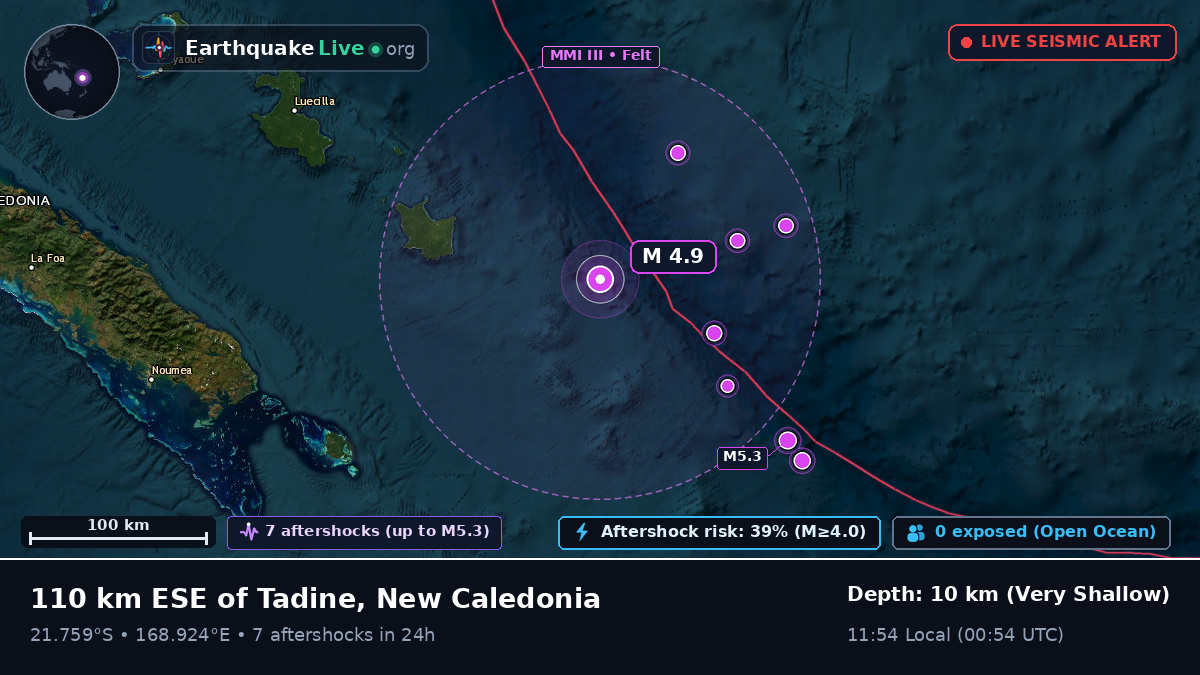 South Pacific Ocean (New Caledonia)
