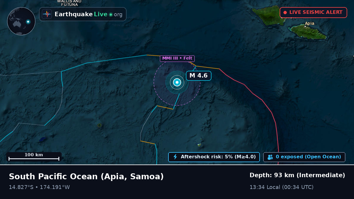 South Pacific Ocean (Samoa)