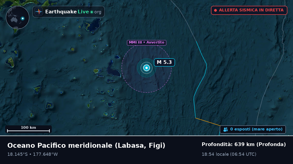 Oceano Pacifico meridionale (Figi)