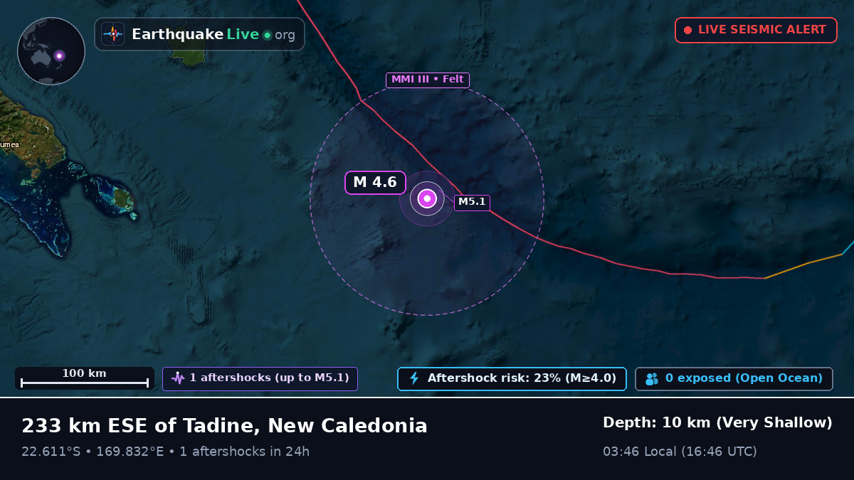 South Pacific Ocean (New Caledonia)