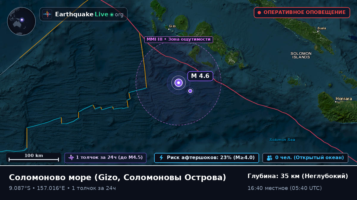 Соломоново море (Соломоновы Острова)