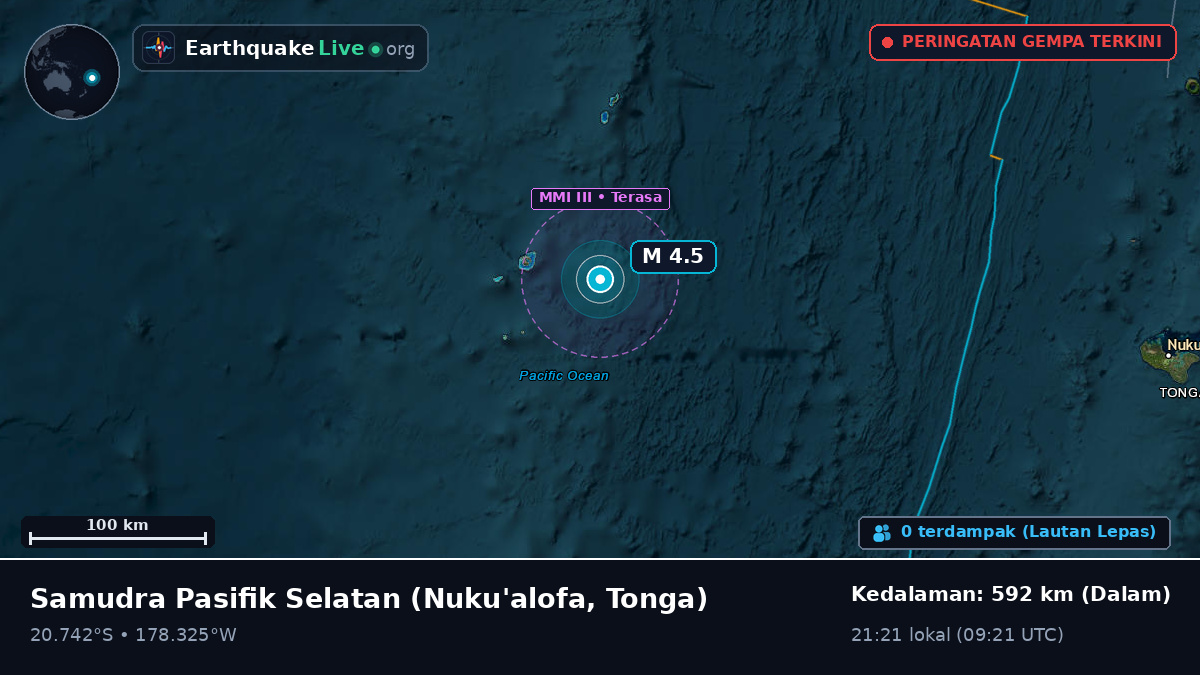 Samudra Pasifik Selatan (Tonga)