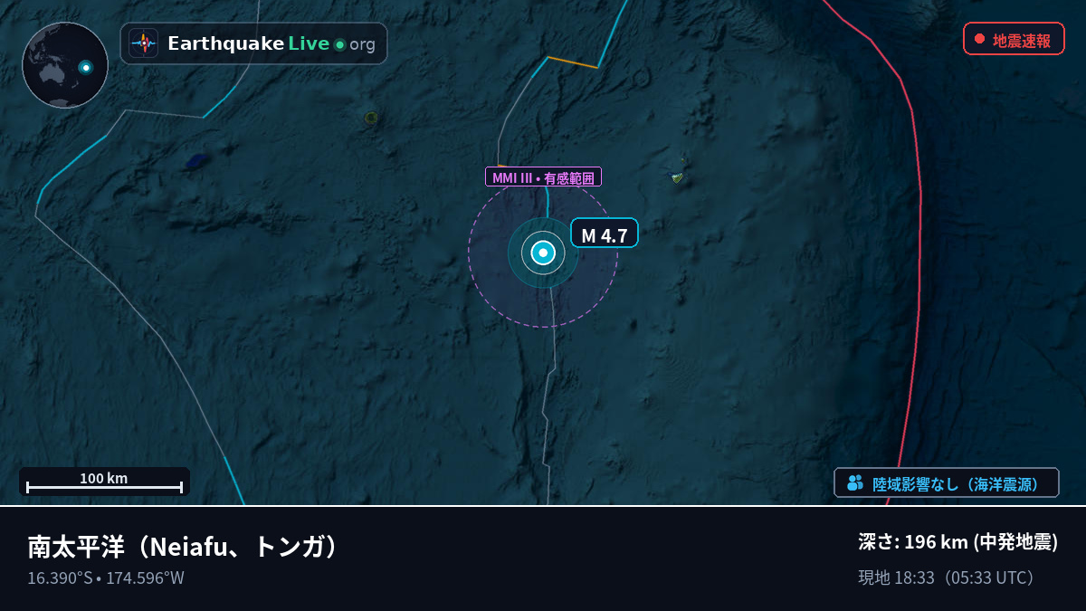南太平洋 (トンガ)