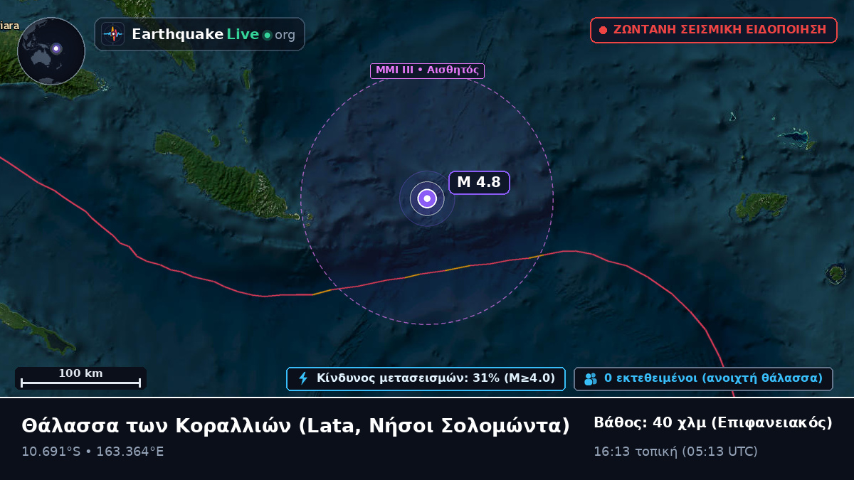 Θάλασσα των Κοραλλιών (Νήσοι Σολομώντα)