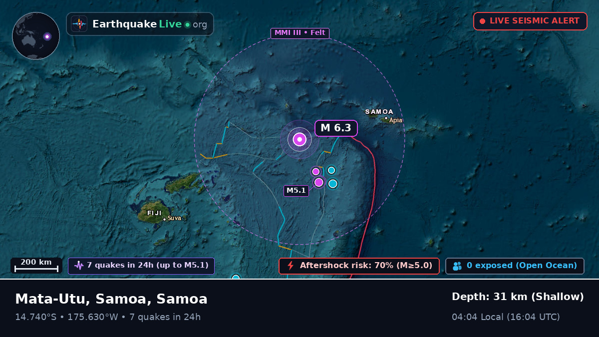 South Pacific Ocean (Samoa)